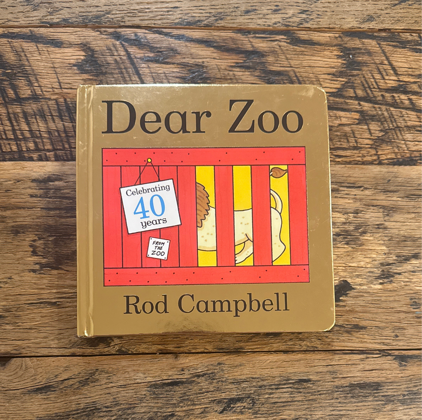 Dear Zoo by Rod Campbell (gold cover)