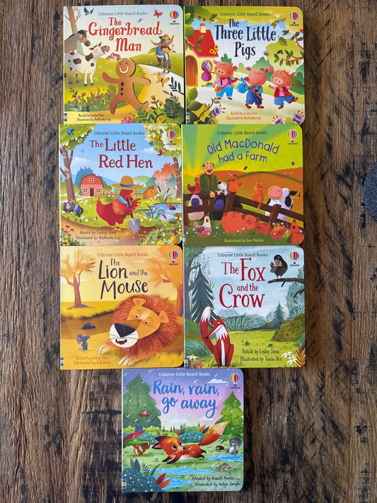 Osborne Little Board Books collection (7 board books)