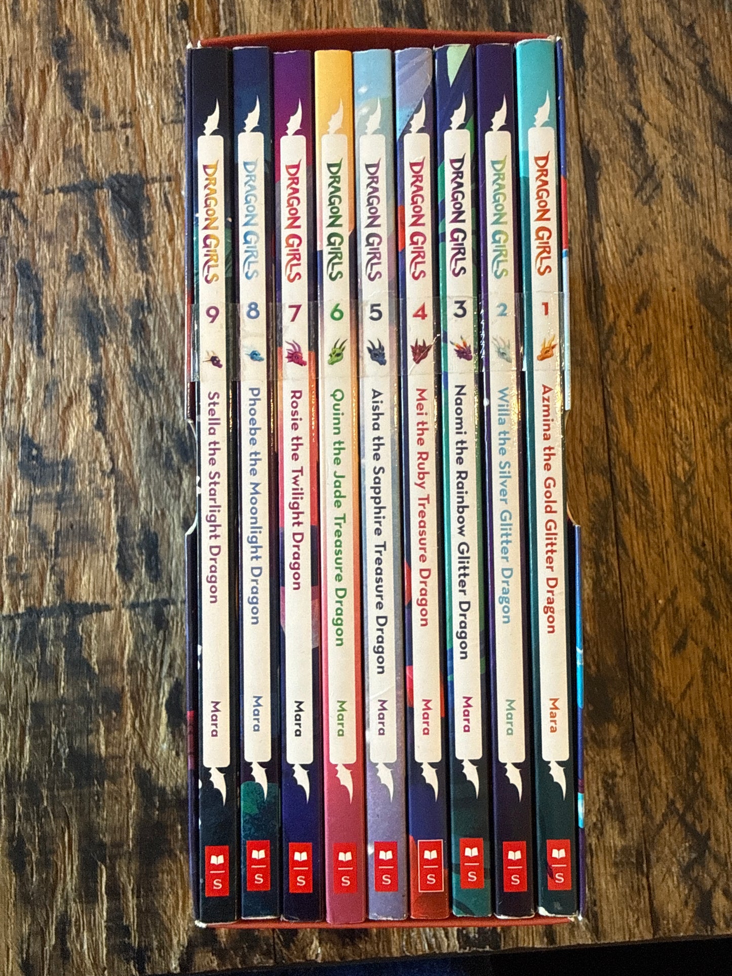 Dragon Girls Books 1-9 Box Set by Maddy Mara