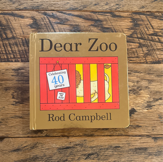 Dear Zoo by Rod Campbell (gold cover)