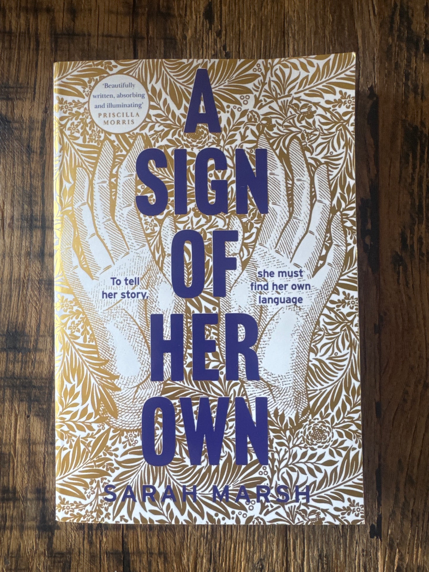 A Sign of Her Own by Sarah Marsh