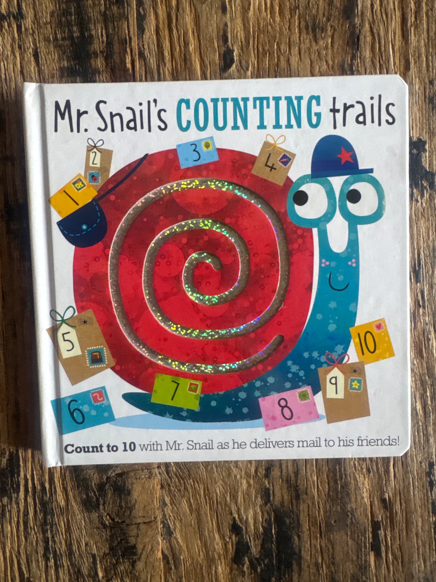 Mr Snail’s Counting Trails - board book