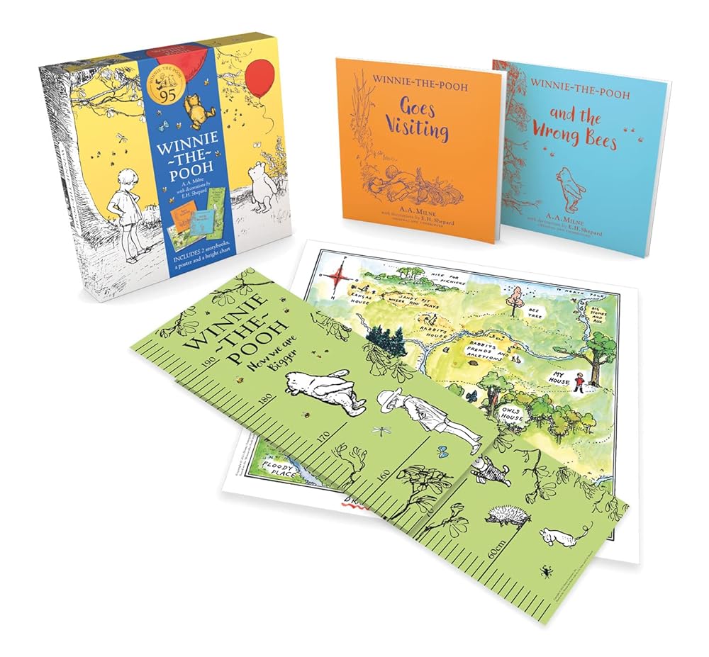 Winnie-the-Pooh: Gift Box (with 2x books, height chart & poster): Treat your friends to the Winnie-the-Pooh Gift Box! cover image