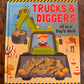 Trucks & Diggers - Peek Through Picture Book by Lake Press
